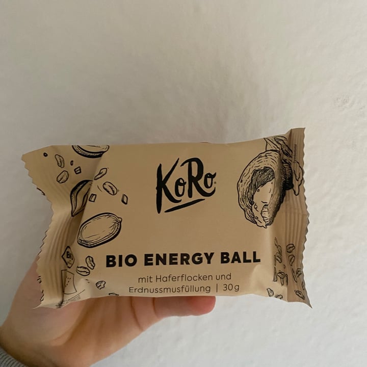 photo of Koro energy ball peanut shared by @holasoymylk on  15 Oct 2020 - review
