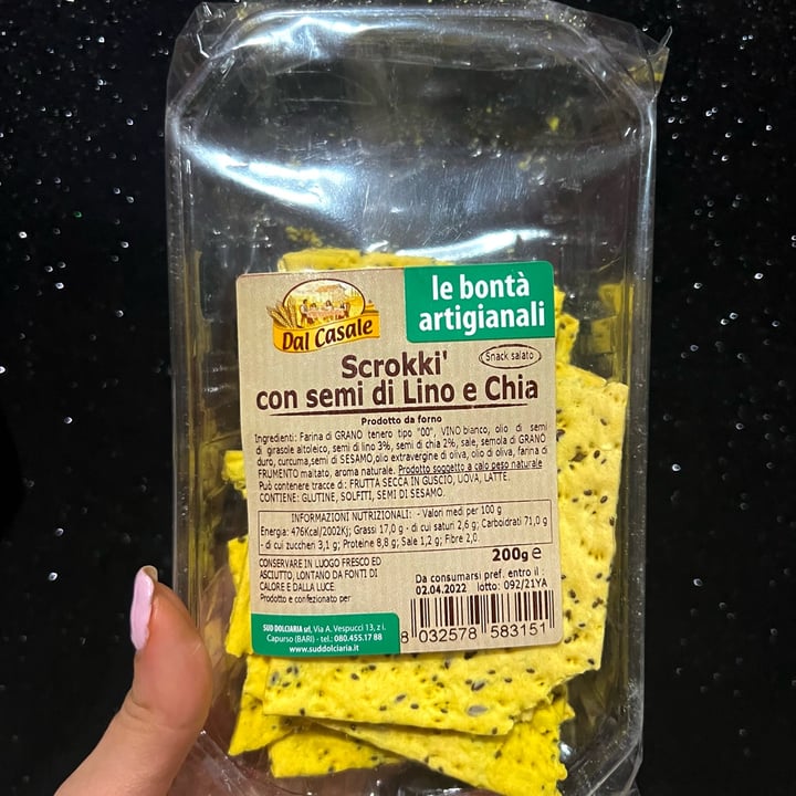 review photo of Dal casale Crakers Semi Di Lino E Chia shared by @francescateddy on 26 Mar 2022 - review