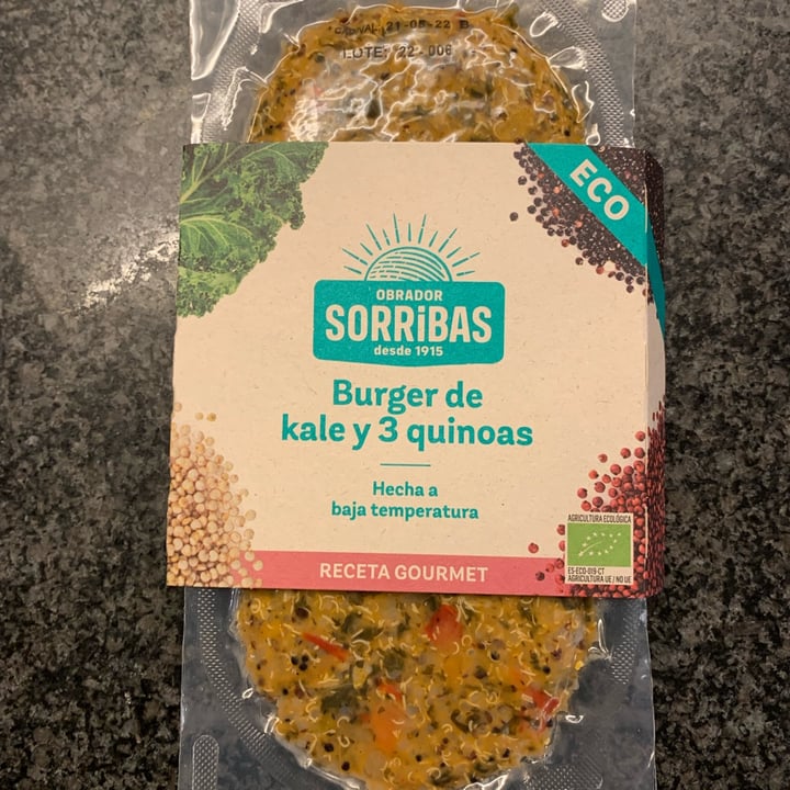 photo of Sorribas Burguer de kale y 3 quinoas shared by @srta-marta on  26 Apr 2022 - review