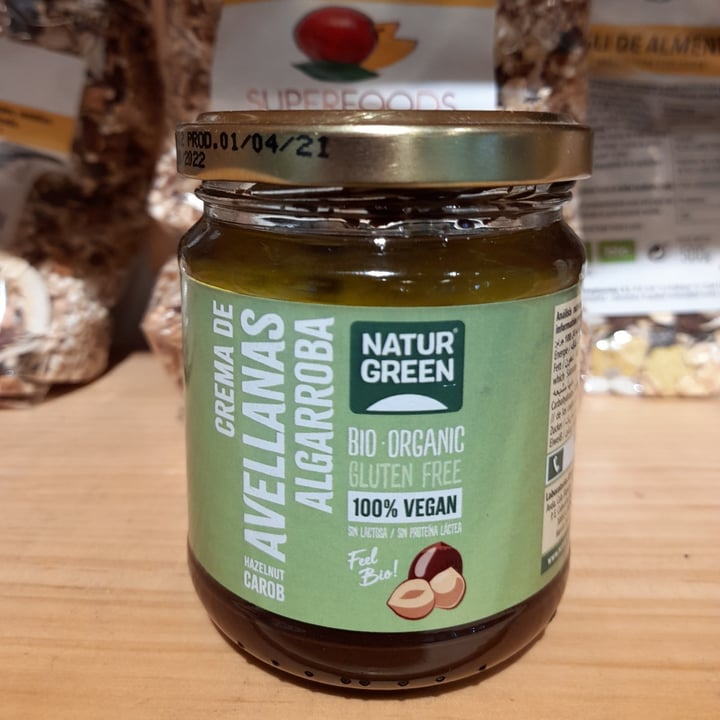 review photo of NATUR GREEN Crema De Avellanas Con Algarroba shared by @corazondepitahaya on 29 Oct 2021 - review