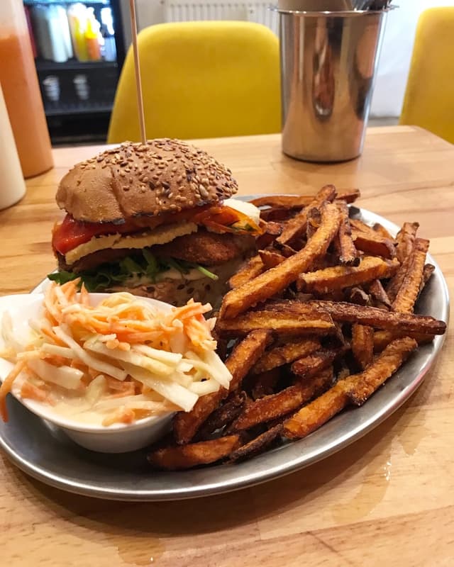 「Vegano burguer」の料理の写真