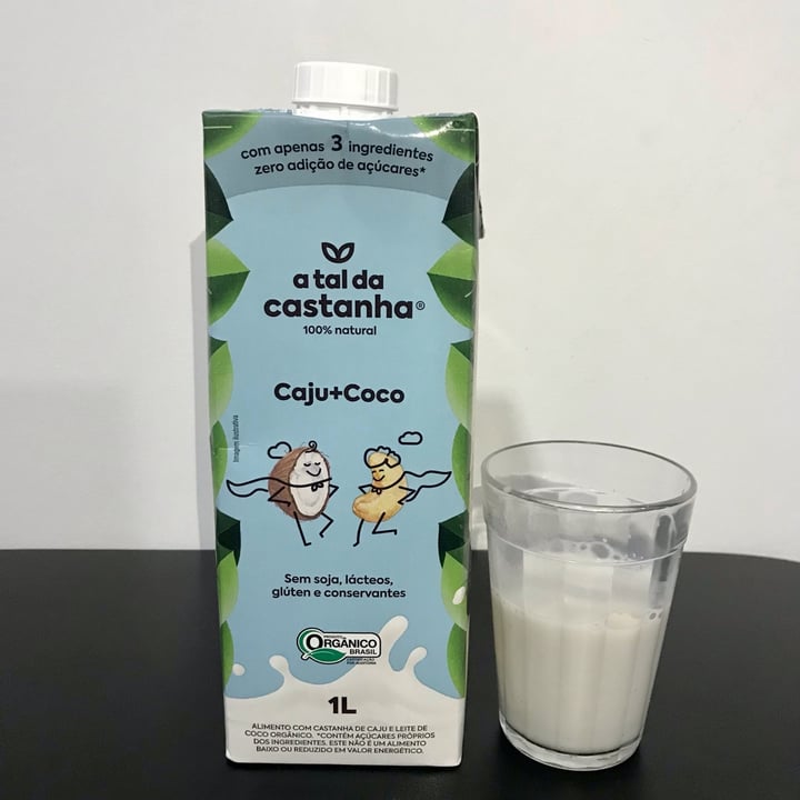 review photo of A Tal da Castanha Leite de caju + coco (1 litro) shared by @angela-rs on 09 May 2022 - review
