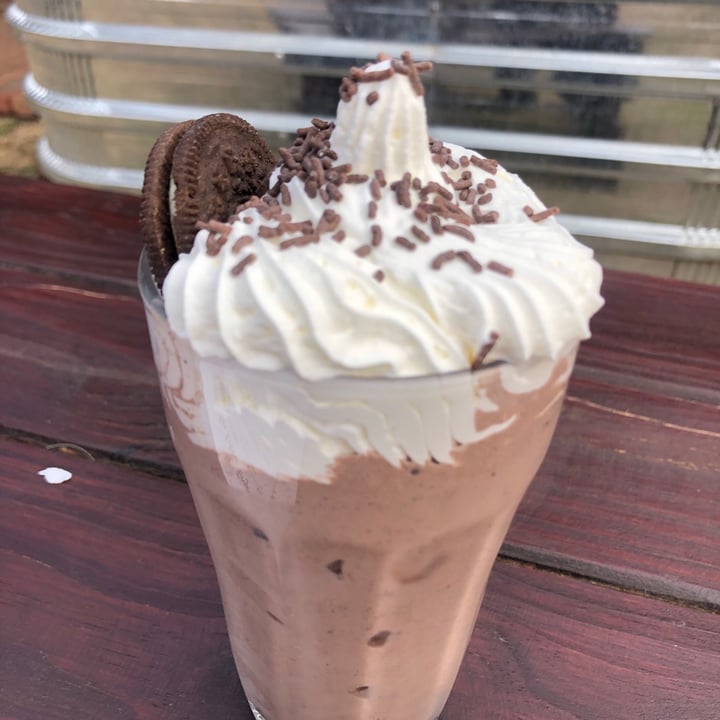 review photo of Asher's Corner Cafe @ Ashers Farm Sanctuary Cookie Monster Milkshake shared by @dominickara on 10 Jul 2021 - review