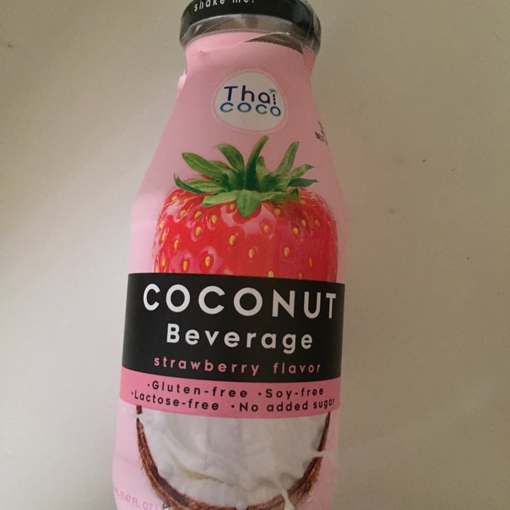 photo of Thai Coco Strawberry coconut milk shared by @vibrantvegan on  07 Aug 2022 - review