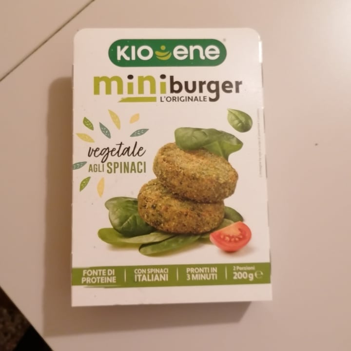 photo of Kioene Mini Burger Vegetale Agli Spinaci shared by @anitnelavy on  16 Mar 2022 - review