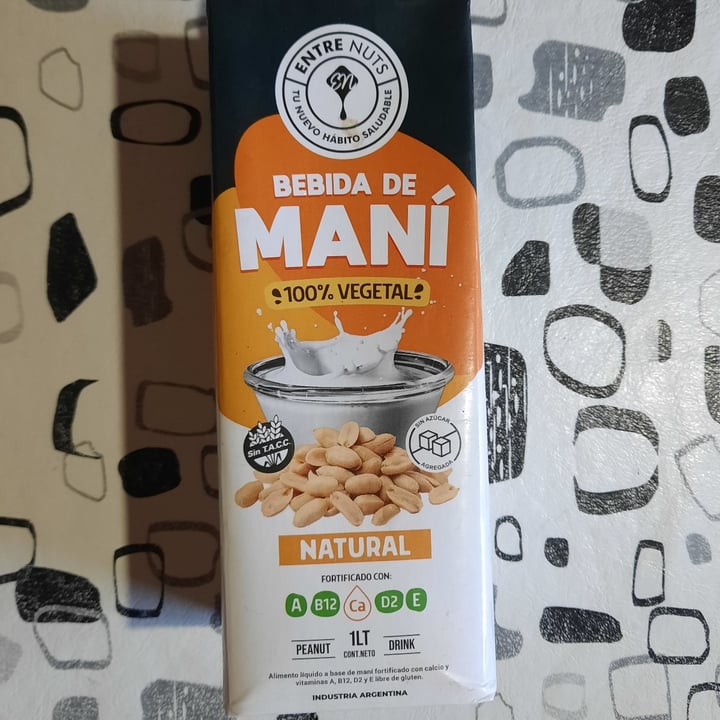 review photo of EntreNuts Bebida de Maní Natural Sin Azúcar shared by @chuny on 12 Jul 2022 - review