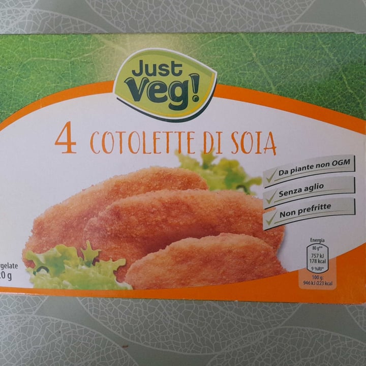 photo of Just Veg (ALDI España) Cotolette di soia shared by @mirandolina on  29 Mar 2022 - review