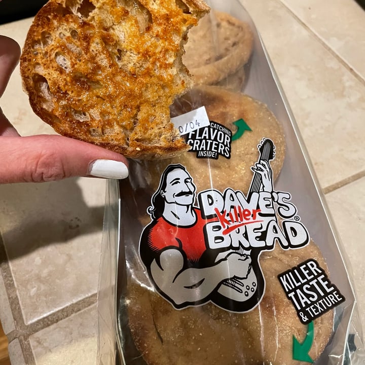 photo of Dave's Killer Bread Organic English Muffins shared by @veggietable on  05 Oct 2021 - review