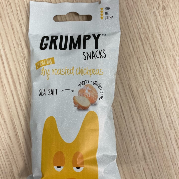 photo of Grumpy Snacks Dry Roasted Chickpea - Sea Salt shared by @ctfloof on  27 Oct 2022 - review