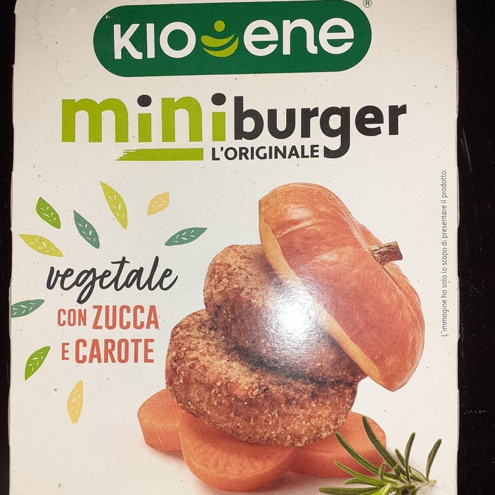 photo of Kioene Mini Burger Zucca E Carote shared by @luciadilet on  26 Apr 2022 - review