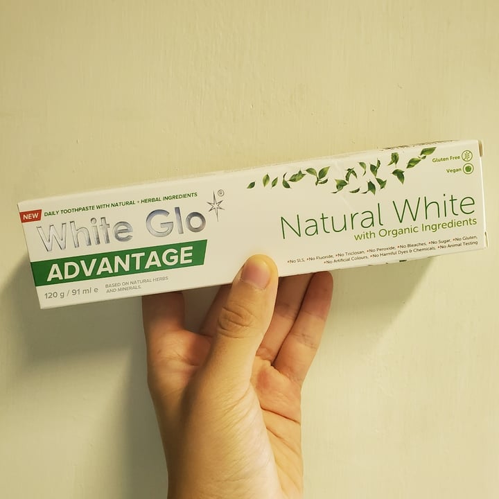 photo of White Glo Natural White Toothpaste shared by @moosewong on  30 Jun 2021 - review