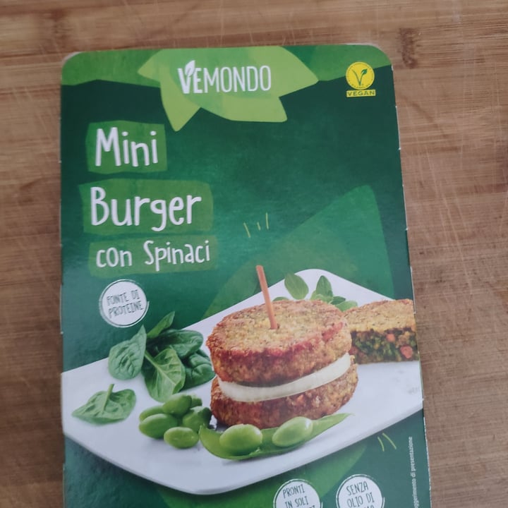 photo of Vemondo Mini burger con spinaci shared by @dariomarquez on  27 Apr 2021 - review