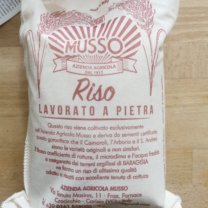 photo of Azienda Agricola Musso Riso Lavorato a Pietra shared by @elisapittori on  06 Dec 2021 - review