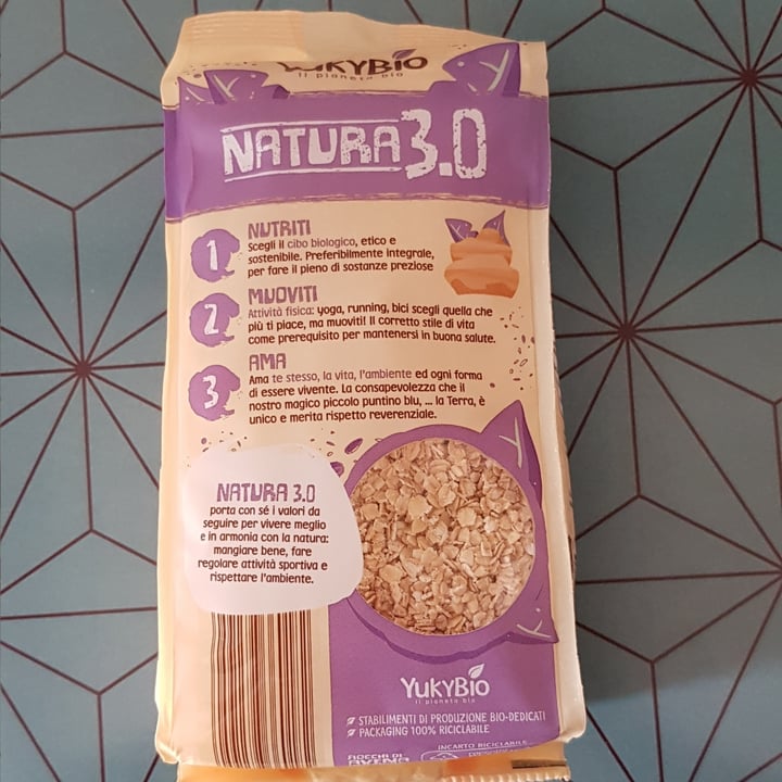 photo of Yukybio Fiocchi di avena integrale bio shared by @zampalgot on  28 Aug 2022 - review