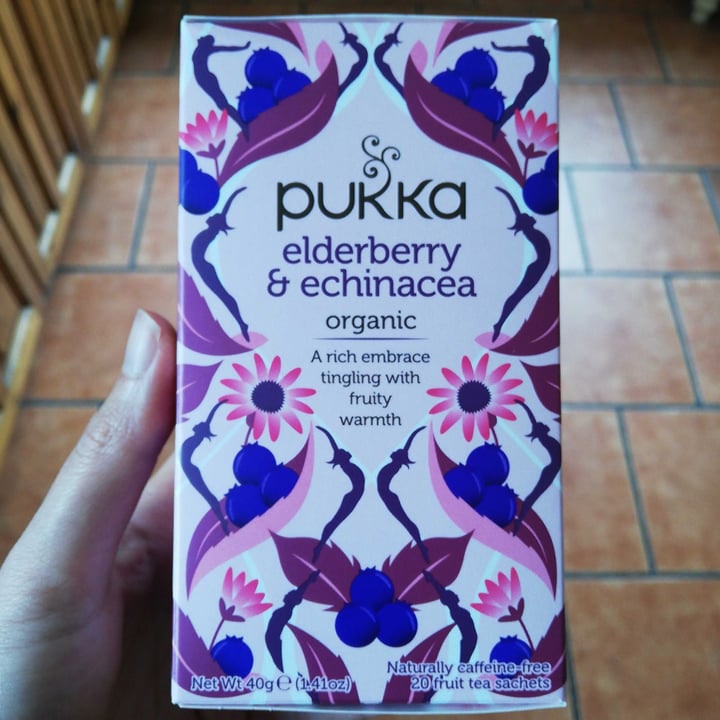 photo of Pukka Herbs Elderberry & Echinacea w Elderflower shared by @cristynorth on  17 May 2021 - review