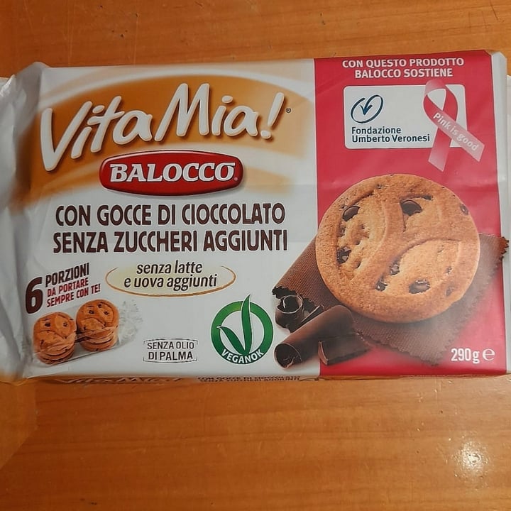 photo of Balocco vita mia con gocce di cioccolato senza zuccheri aggiunti shared by @totoro on  26 Jan 2021 - review