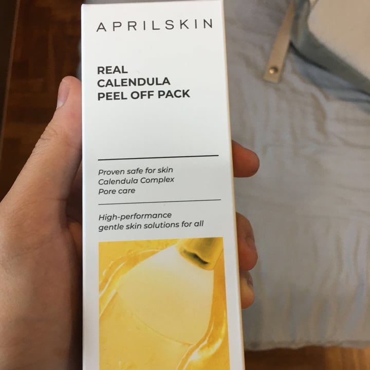 photo of aprilskin peel off calendula mask shared by @ruiennn on  01 Sep 2020 - review