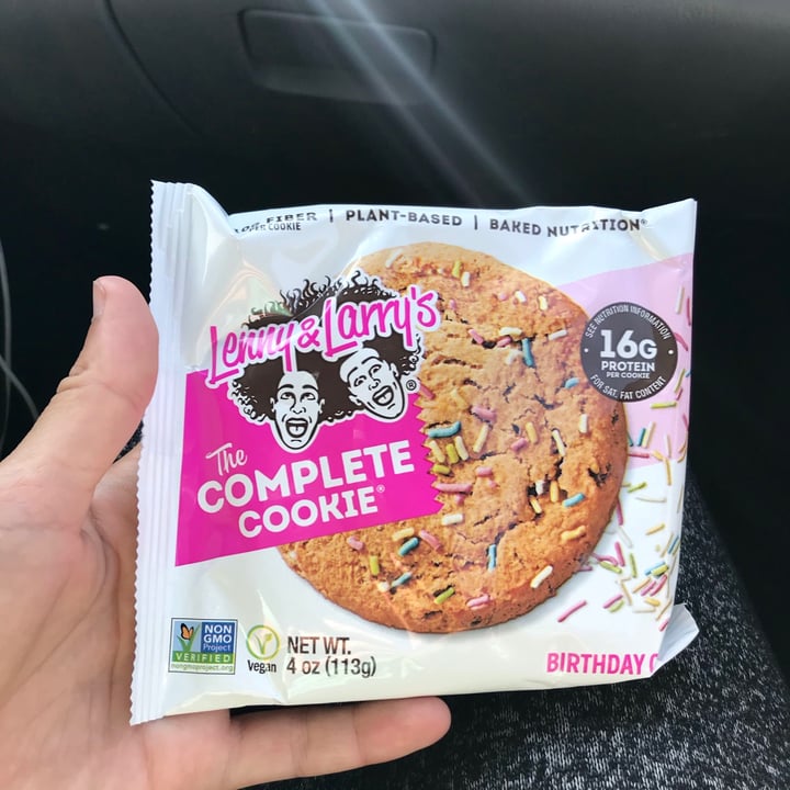 photo of Lenny & Larry’s The Complete Cookie Birthday Cake shared by @curvycarbivore on  13 Sep 2020 - review