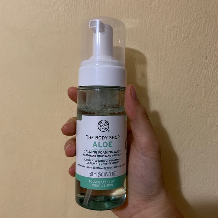 The Body Shop Aloe Calming Foaming Wash Review abillion
