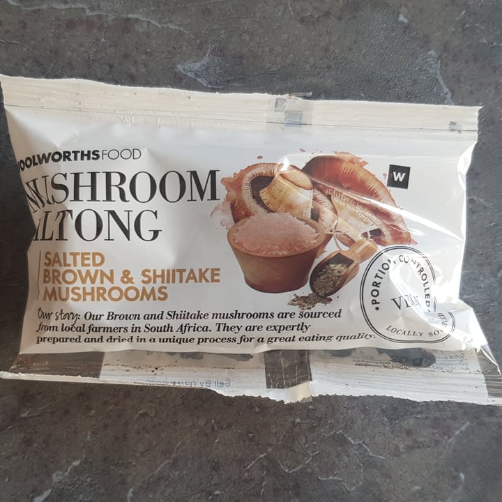 photo of Woolworths Food Mushroom Biltong Salted Brown & Shiitake Mushrooms shared by @ladyliz on  20 Oct 2020 - review
