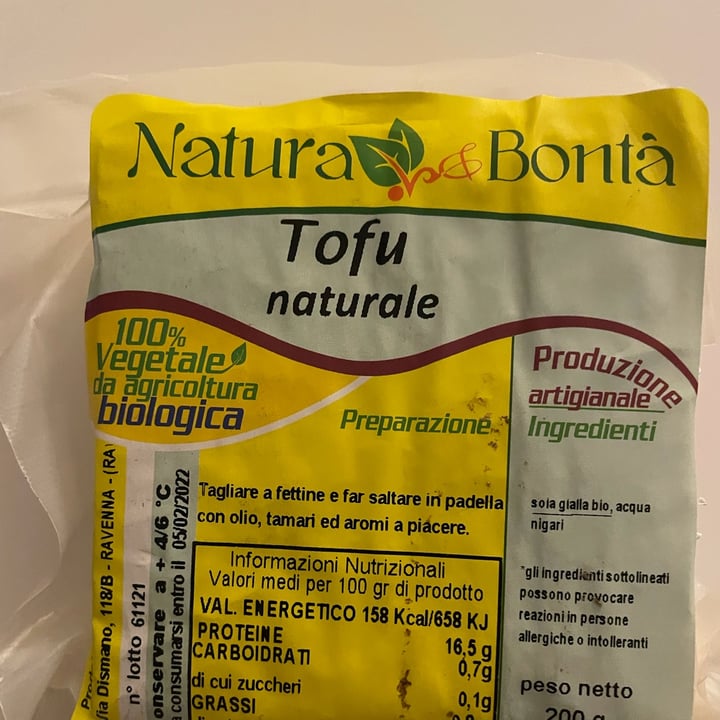 photo of Natura & Bontà Tofu naturale shared by @lauragatti on  28 Nov 2021 - review