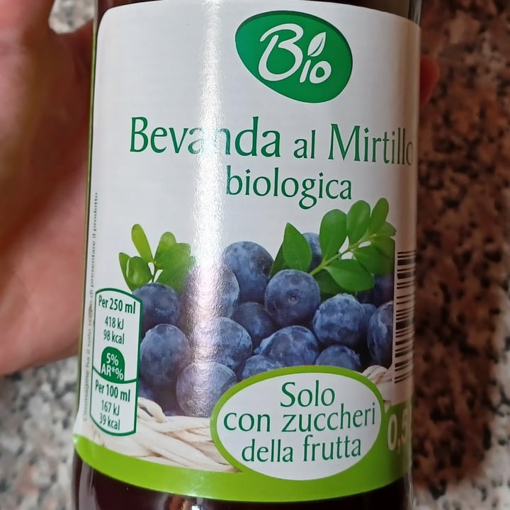 photo of bio succo di frutta ai mirtilli shared by @aleiyka on  06 Jul 2022 - review