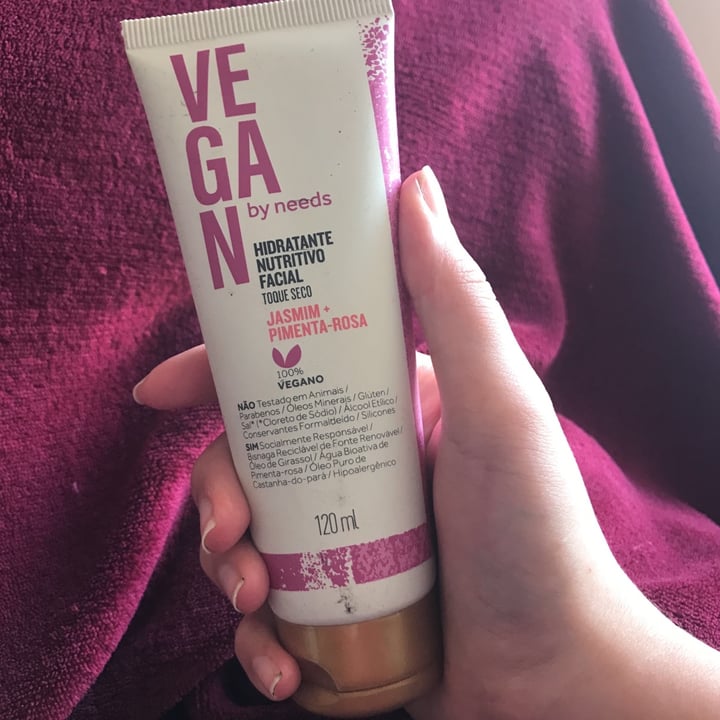 photo of Vegan by Needs Hidratante Facial Toque Seco shared by @luanaperuzzi on  23 Jul 2021 - review