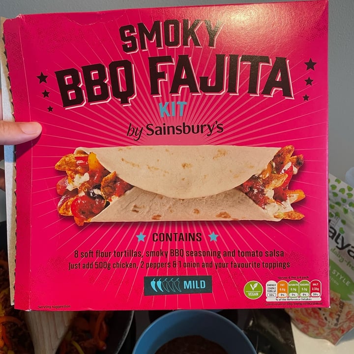 photo of Sainsbury's smoky bbq fajita kit shared by @jetlaggedlauryn on  08 Jun 2022 - review
