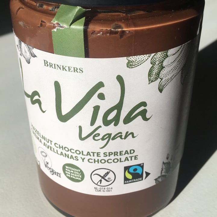 review photo of Brinkers La Vida Vegan Crema de Avellanas y Chocolate shared by @richiraven on 28 Sep 2022 - review