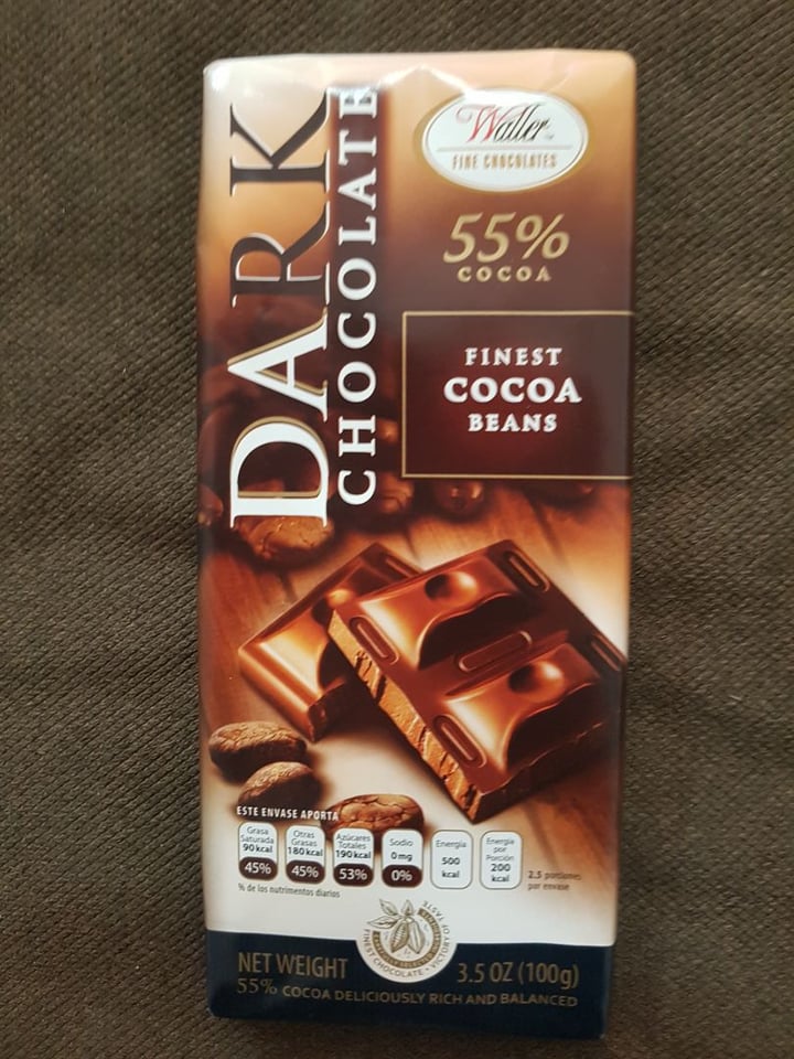 photo of Waller Chocolate Dark shared by @alessandroscetta on  05 Jan 2020 - review