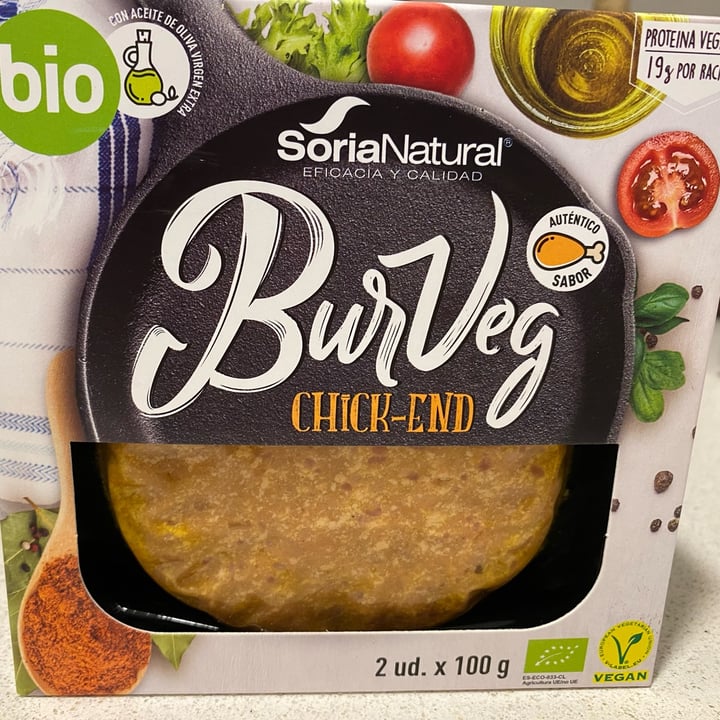 photo of Soria Natural BurgVeg Chick-End shared by @laia-wn on  09 Nov 2022 - review