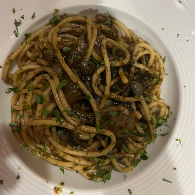 Photo of the dish “Bigoli In Salsa”