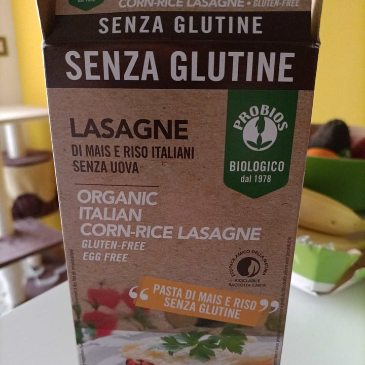 photo of Probios lasagne di mais e riso italiani senza uova shared by @susy80 on  23 Mar 2022 - review
