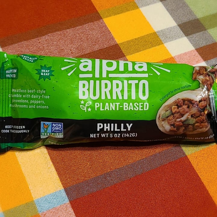 photo of Alpha Foods Philly Burrito shared by @agreene428 on  10 Jun 2020 - review