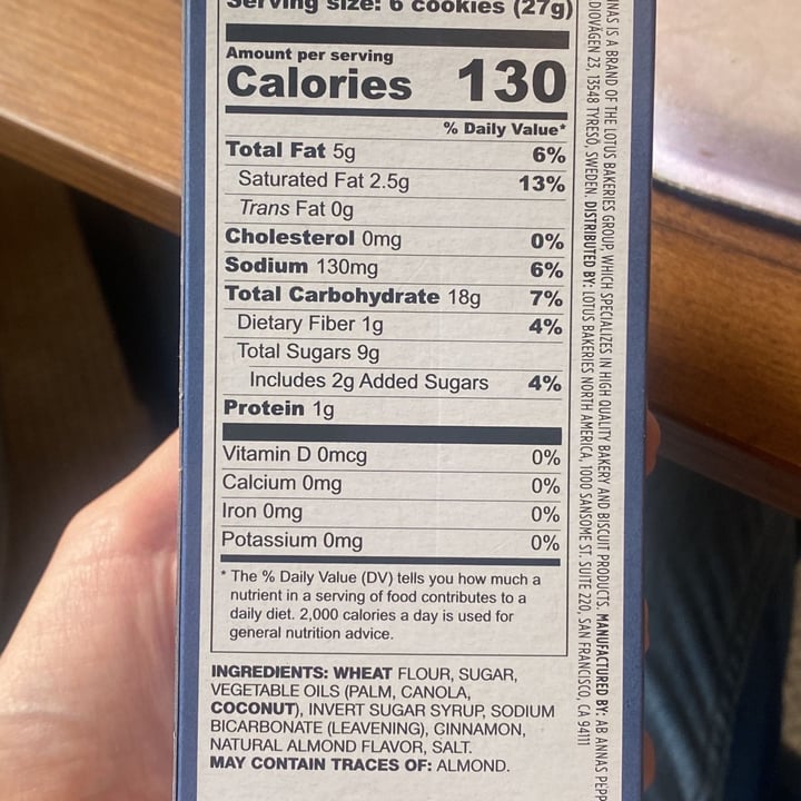 photo of Annas Almond Thins shared by @hnmk on  24 Feb 2022 - review