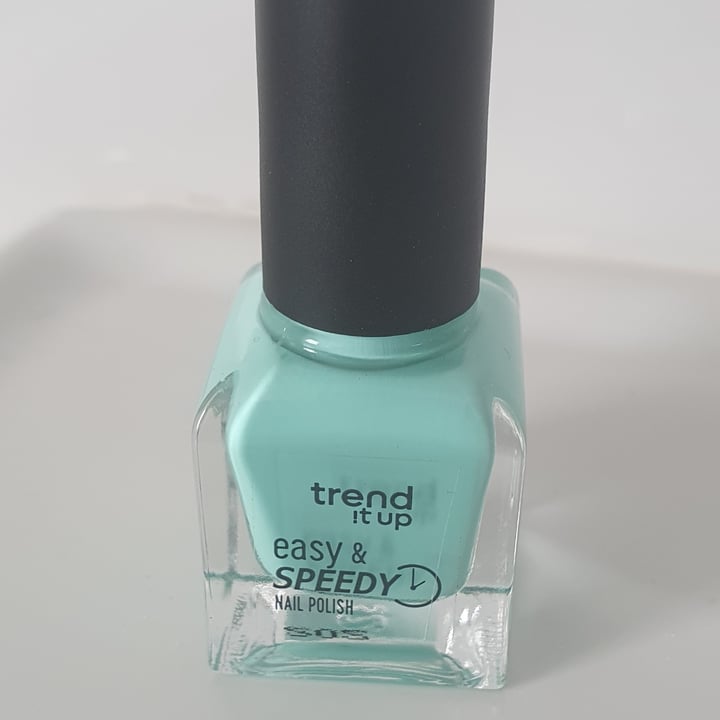 photo of Trend it up blue nailpolish shared by @dutchie on  30 May 2022 - review