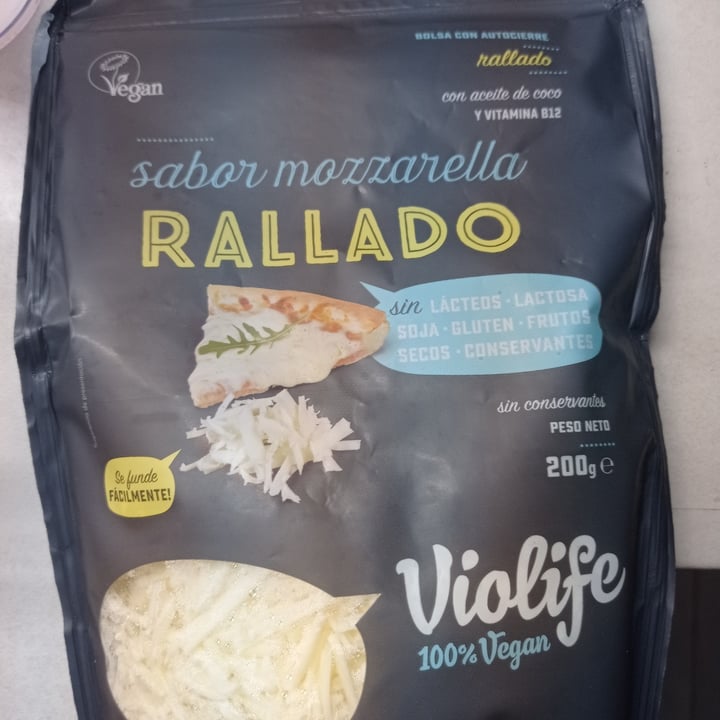 photo of Violife Queso Rallado sabor a Mozzarella shared by @raqueeel on  01 Sep 2020 - review