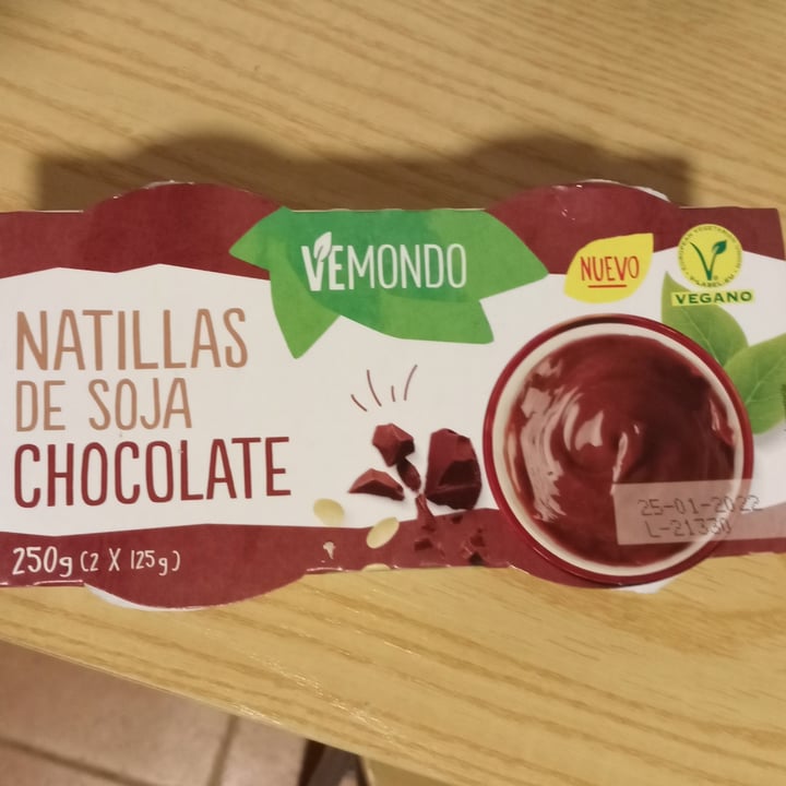 photo of Vemondo Natillas de Soja - Sabor Chocolate shared by @titoherbito on  03 Jan 2022 - review