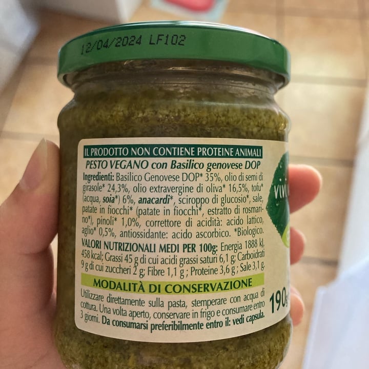 photo of Vivi Verde Coop Pesto shared by @springl on  17 Jul 2022 - review