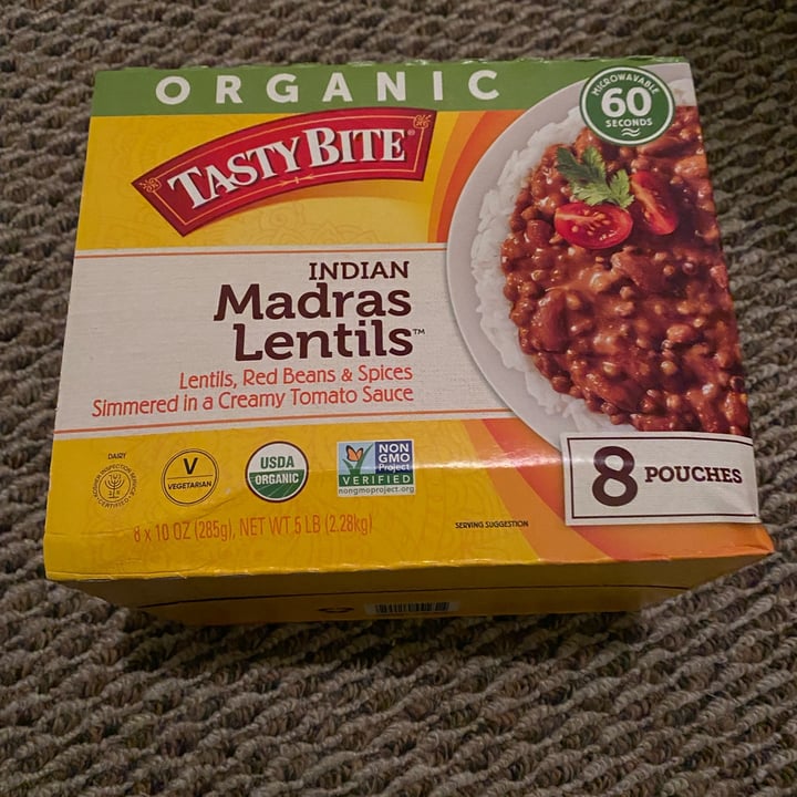 photo of Tasty Bite Indian Madras Lentils shared by @maeghansolanki on  21 Mar 2022 - review