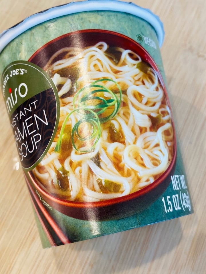 photo of Trader Joe's Miso Ramen Soup shared by @gardenforlife on  17 Dec 2019 - review