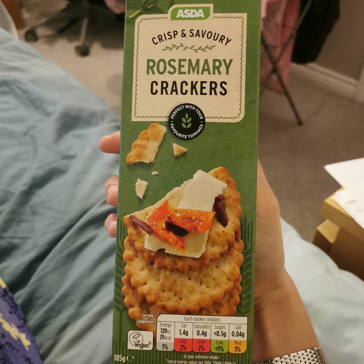 review photo of ASDA Rosemary crackers shared by @margherita2030 on 03 May 2022 - review