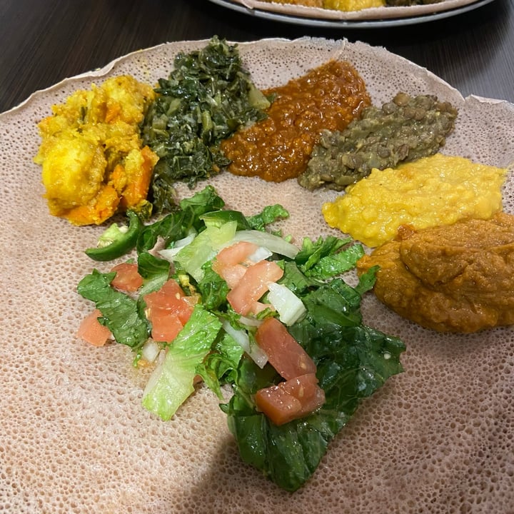 photo of Nazret Ethiopia Resturant special veggie combo shared by @sebalex on  21 Oct 2022 - review