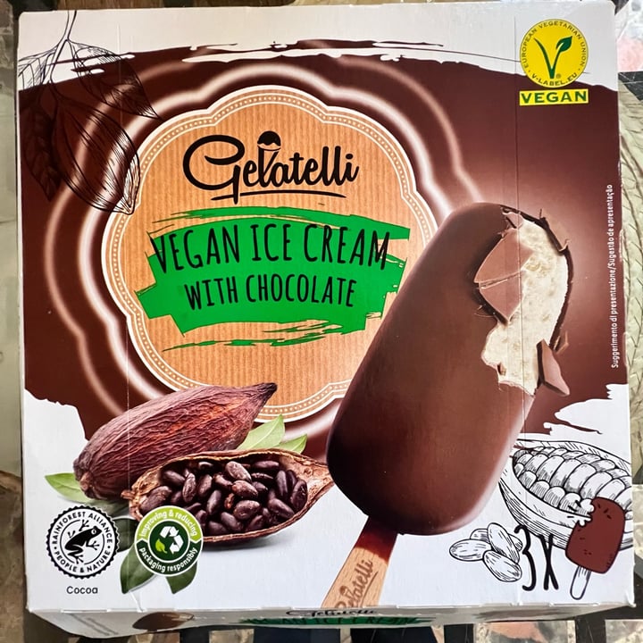 photo of Gelatelli Vegan Ice Cream With Chocolate shared by @lucabaldereschi on  19 Apr 2022 - review