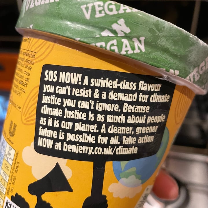 photo of Ben & Jerry's Save Our Swirled Now! Non-Dairy Ice Cream shared by @southernveganupnorth on  17 Jan 2022 - review