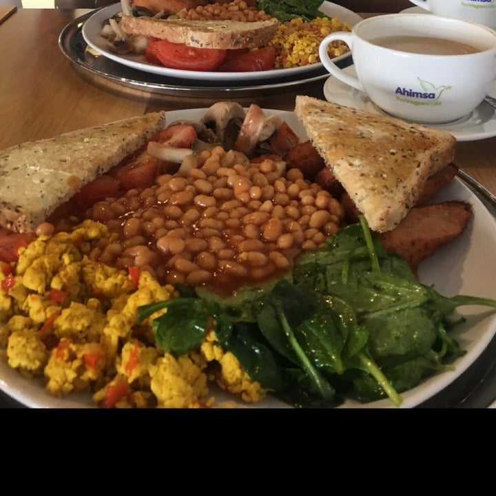 photo of Ahimsa The Vegan Cafe Vegan Full English Breakfast shared by @mistervg on  01 Jan 2021 - review