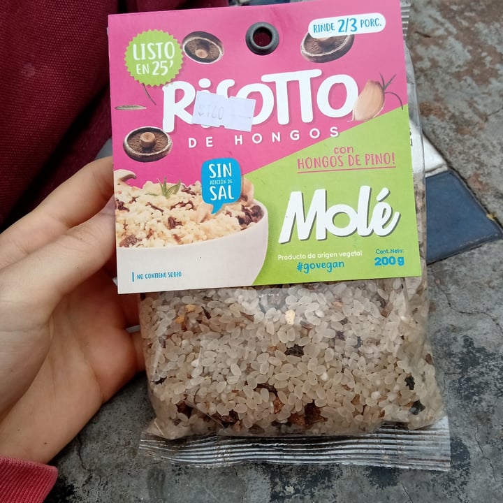review photo of Molé Risotto con hongos shared by @-ana-guglielmetti- on 17 Dec 2021 - review