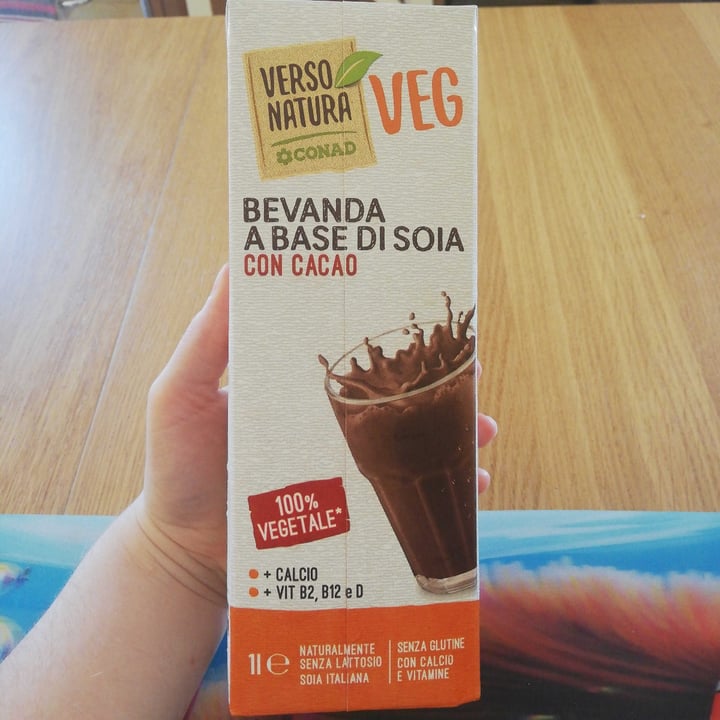 photo of Verso Natura Conad Veg Bevanda A Base di Soia Con Cacao shared by @rebvelvet on  09 Jul 2021 - review