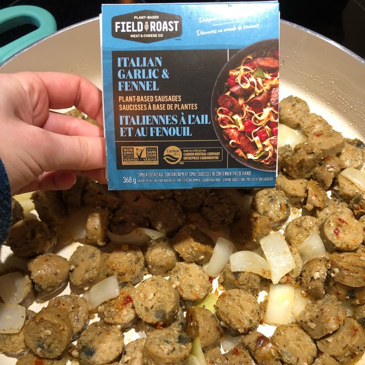 photo of Field Roast Italian Garlic Fennel Sausage shared by @ethicalehme on  24 Jan 2022 - review