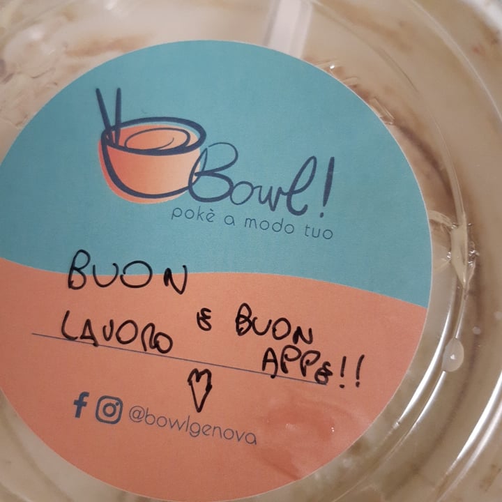 photo of Bowl! Vegan Bowl shared by @ilaria96 on  08 Feb 2022 - review